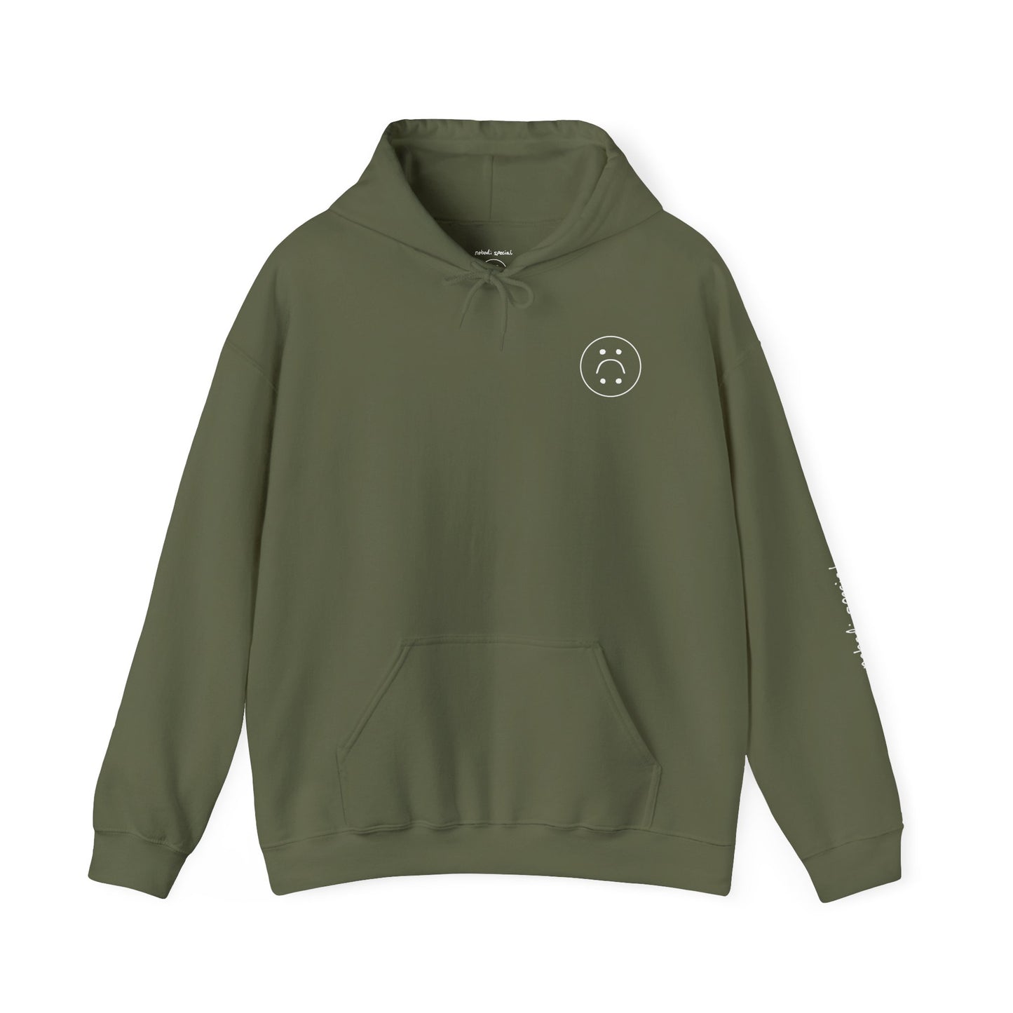 hi im nobodi logo Hoodie