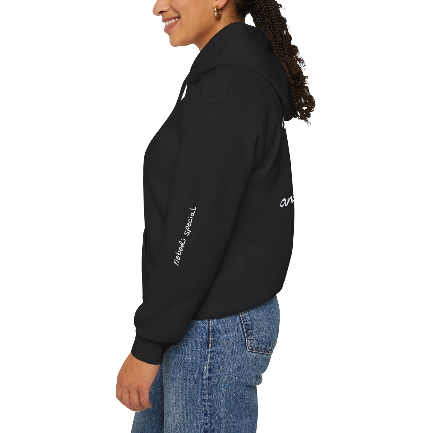 hi im nobodi logo Hoodie