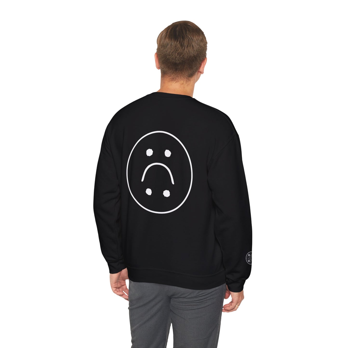 hi im nobodi logo Crewneck